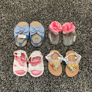 Baby girl sandal bundle